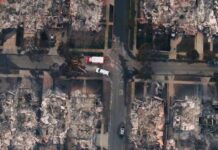 Kalifornien: Zerstörung durch Feuer – Straßen in Trümmern kalifornien-zerstrung-durch-feuer-straen-in-trmmern