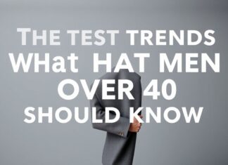 Die neuesten Trends in der Modewelt: Was Männer über 40 wissen sollten The latest trends in the fashion world: What men over 40 should know