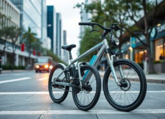 Die Zukunft der urbanen Mobilität: Elektroräder erobern die Städte The future of urban mobility: E-bikes are conquering the cities