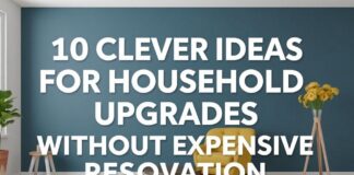 10 Clever Ideen für Haushalts-Upgrades ohne teure Renovierung 10 Clever Ideas for Household Upgrades Without Expensive Renovations