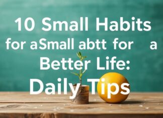 10 Kleine Gewohnheiten für ein Besserer Leben: Tägliche Tipps 10 Small Habits for a Better Life: Daily Tips