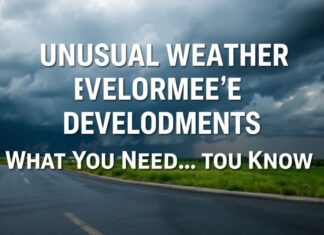 Heute: Ungewöhnliche Wetterentwicklungen – Was Sie wissen müssen Today: Unusual Weather Developments – What You Need to Know